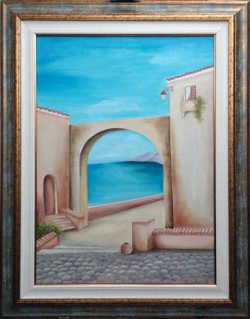 Scorcio sul mare (50x70)